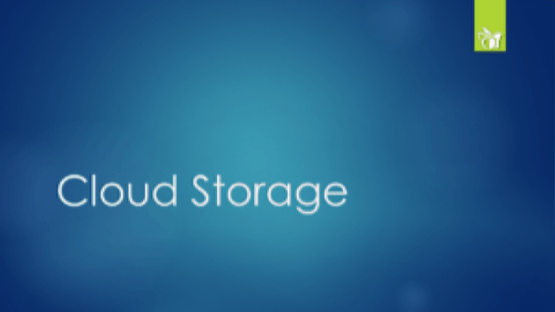 Cloud Storage Presentation