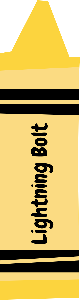 Lightning Bolt Crayon
